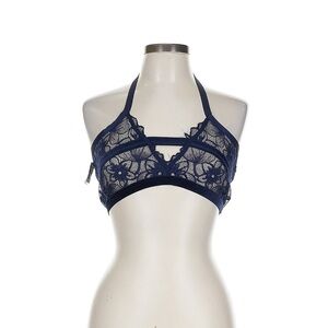 Elegant Navy Lace Bralette
